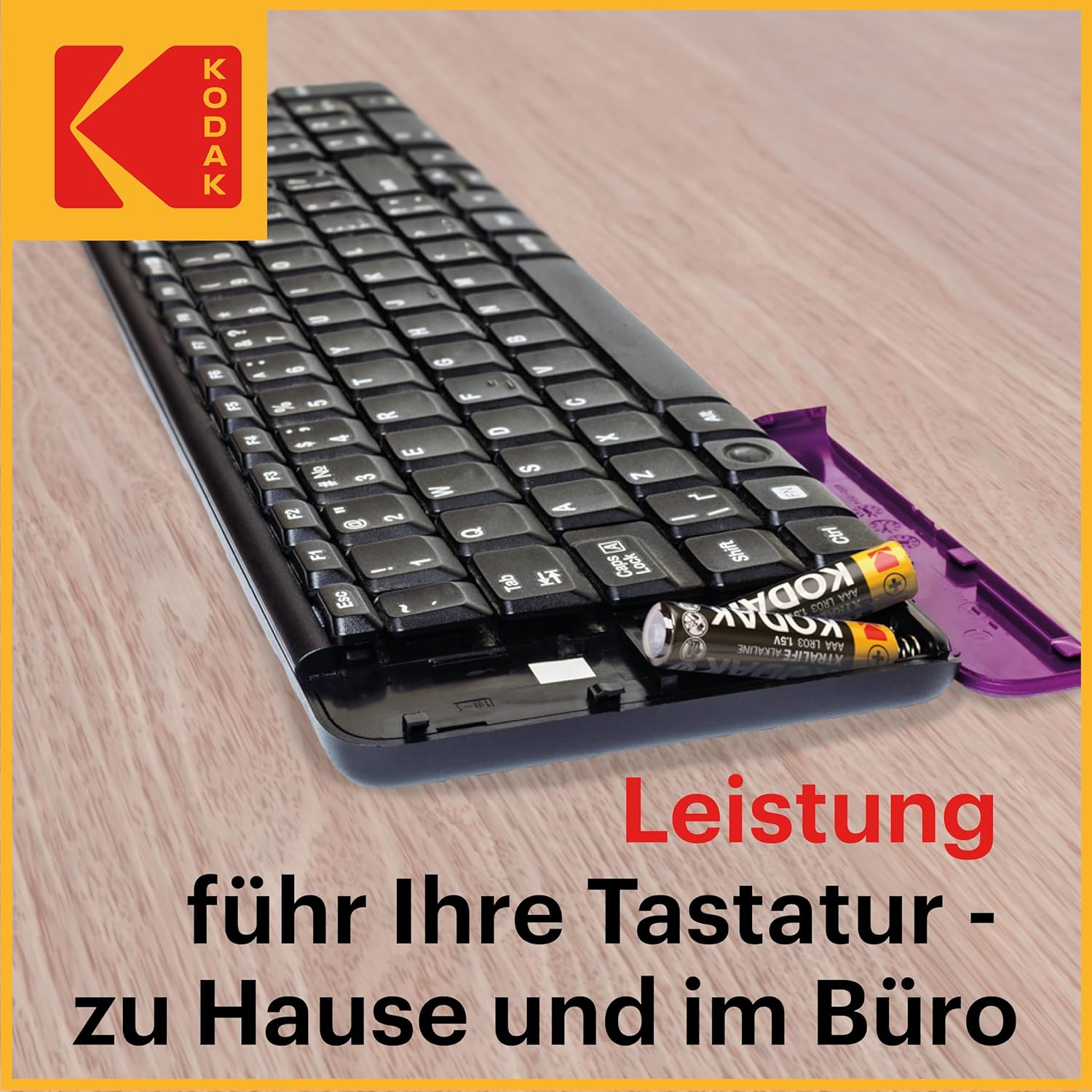 Kodak Xtralife 60er-Pack AAA-Batterien, Triple-A-Batteriepack, LR03 Alkaline 1,5 V, 10 Jahre Haltbarkeit, ideal für Geräte mit hohem Stromverbrauch, 6x mehr Leistung, kunststofffreier Karton – Bild 5