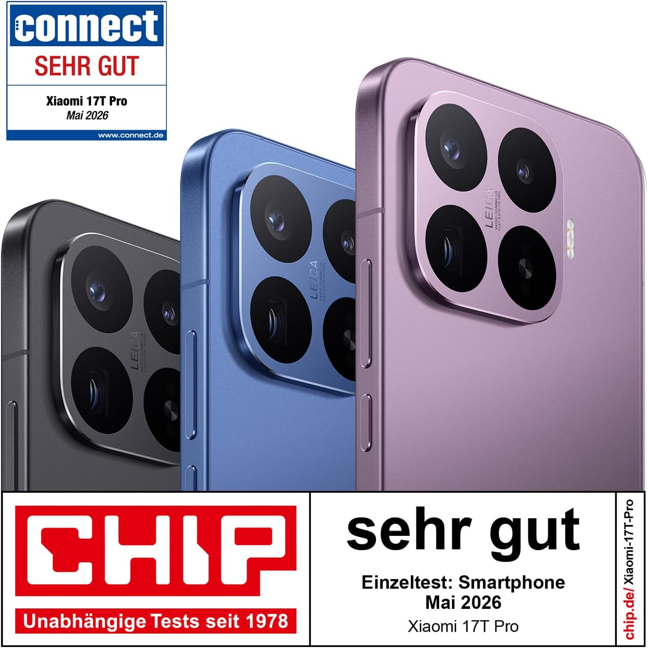 Xiaomi 17T Pro Smartphone 12GB+512GB- Handy mit Android, 6,83" 144Hz Eye-Care Display, 7000mAh Silizium-Kohlenstoff-Akku, Leica 5x Telekamera, 100W HyperCharge, Deep Violet, 3 Jahre Herstellergarantie – Bild 3