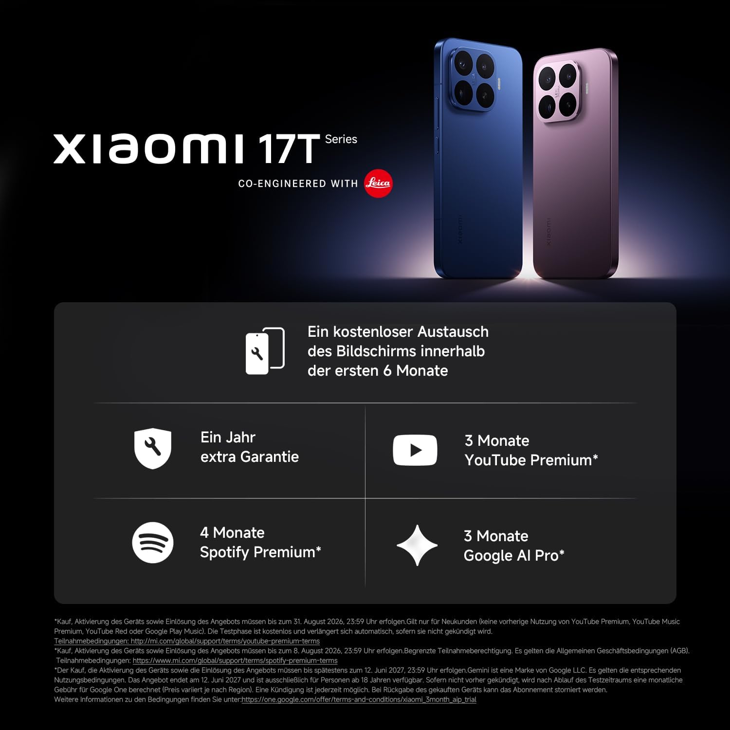 Xiaomi 17T Pro Smartphone 12GB+512GB- Handy mit Android, 6,83" 144Hz Eye-Care Display, 7000mAh Silizium-Kohlenstoff-Akku, Leica 5x Telekamera, 100W HyperCharge, Deep Violet, 3 Jahre Herstellergarantie – Bild 4