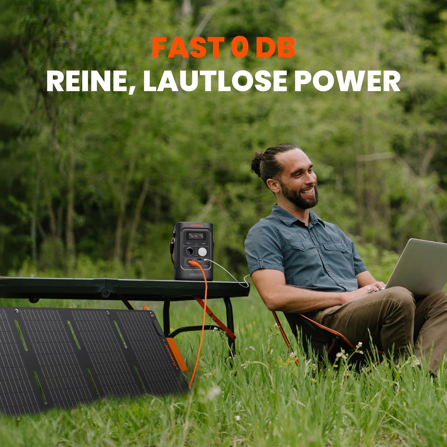 Jackery Explorer 300D Tragbares Kraftwerk mit 40-W-Solarpanel | 288 Wh LFP-Akku, 300 W Gleichstromleistung, ultraleicht und kompakt, für Camping, Outdoor, Zuhause, Wohnmobil – Bild 6