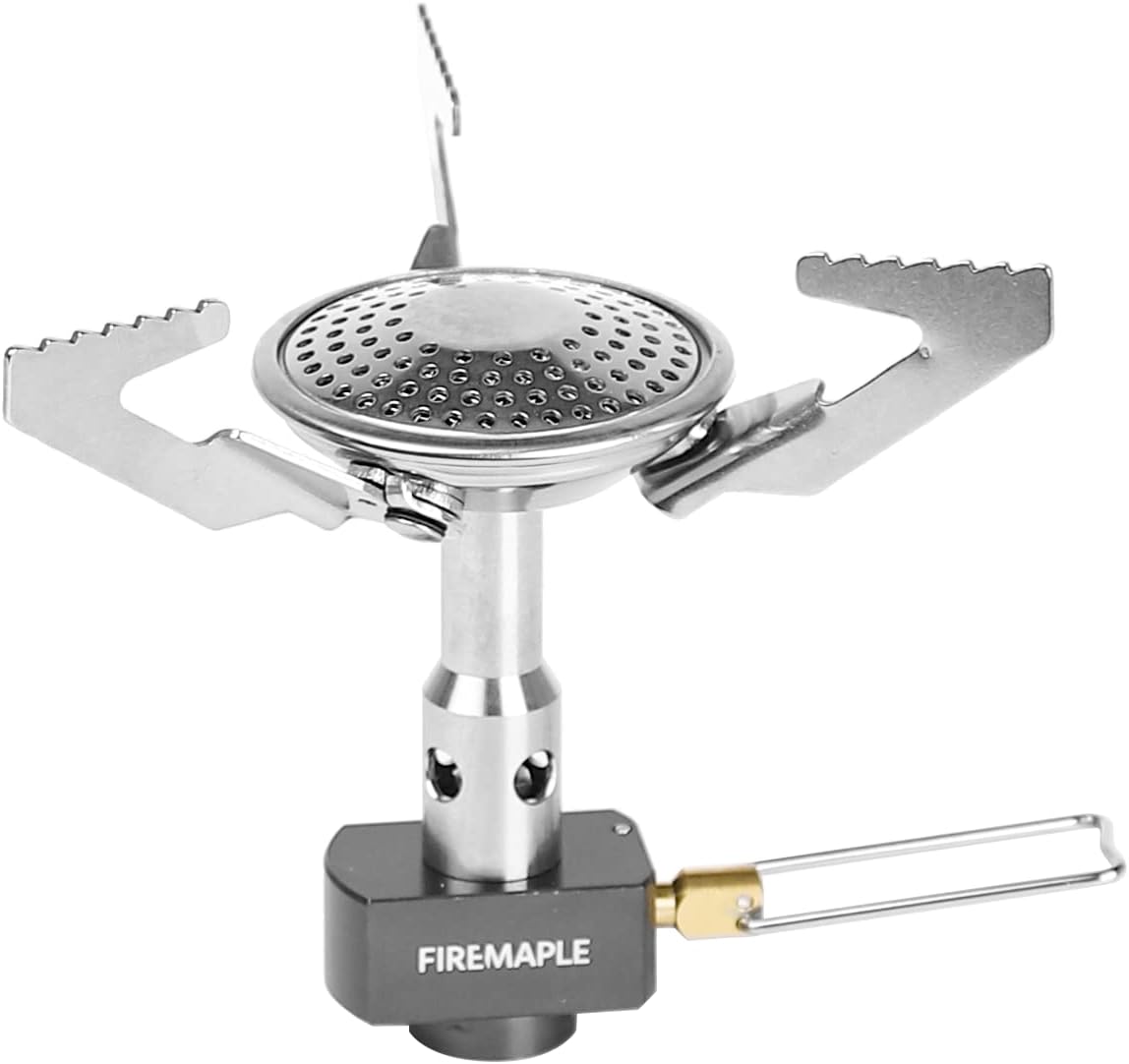 Fire-Maple Buzz Ultraleichter Mini-Campingkocher, kompakter Gaskocher zum Wandern, tragbarer Legierungsbrenner, 3100 W