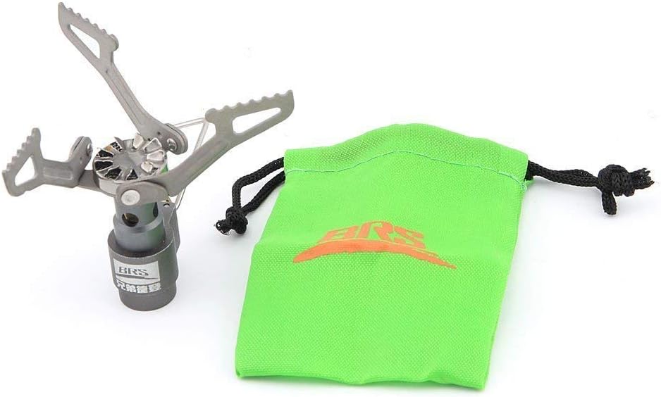 BRS Nur 25 g BRS Ultraleichter Kocher BRS-3000T Titanlegierung Campingkocher Gaskocher Outdoor-Kocher Outdoor-Kocher Gaskocher Tragbares Miniatur-Picknick … – Bild 5
