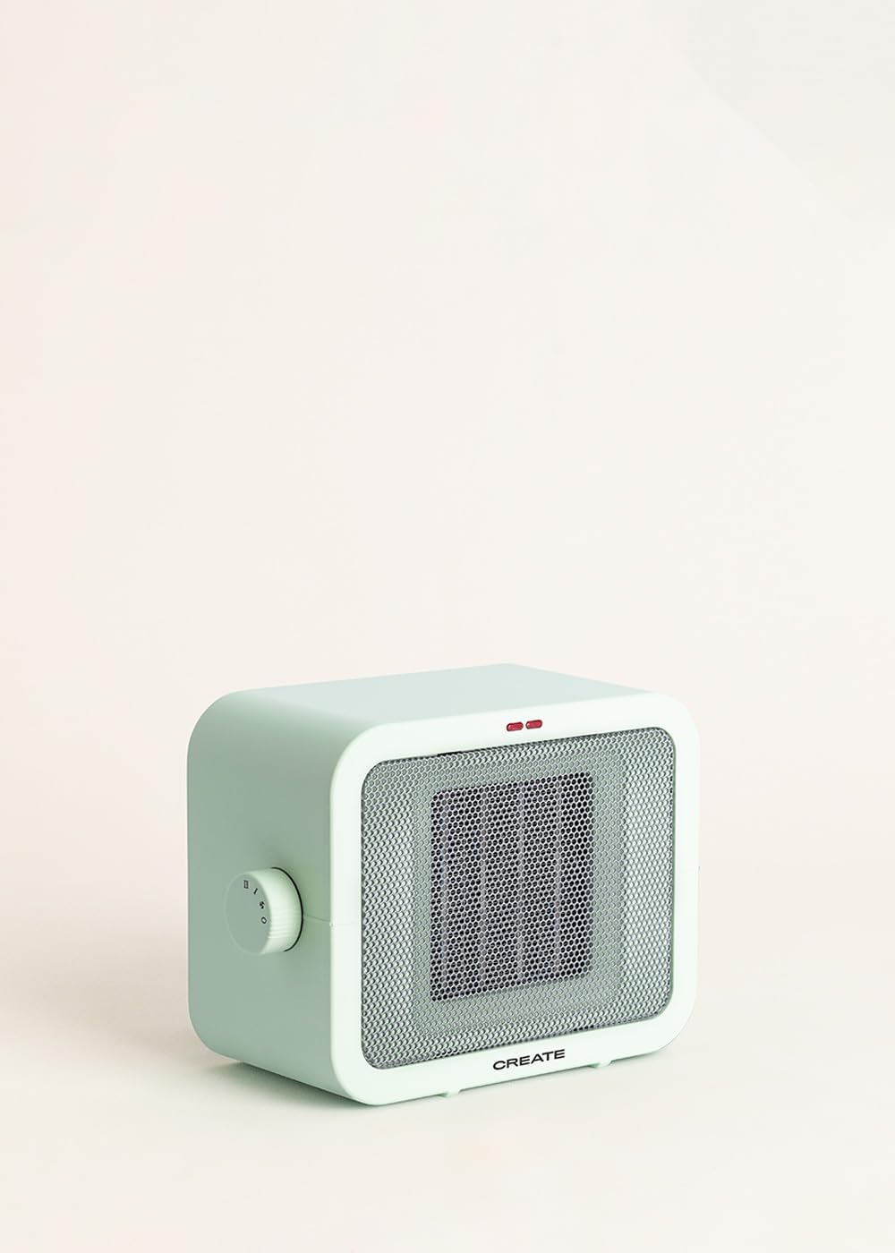 CREATE /WARM BOX/Keramikheizkörper in Pastellgrün/tragbar, Thermostat, 2 Leistungen, PTC-Heizung, Überhitzungsschutz, 1500 W – Bild 3