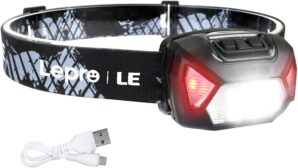 Lepro LED wiederaufladbare Stirnlam...