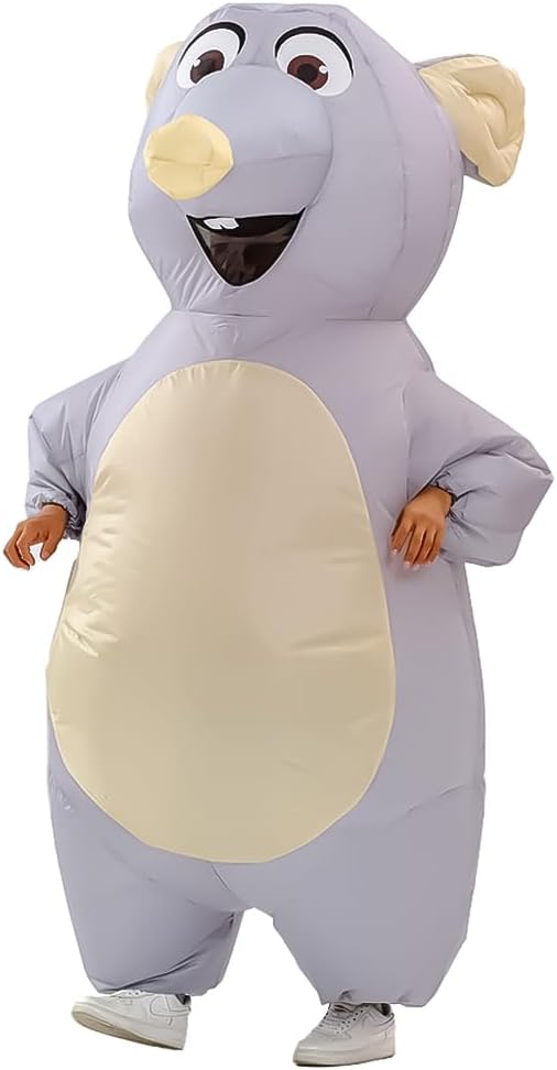 Aufblasbares Maus-Kostüm für Erwachsene, aufblasbares Maus-Kostüm, lustiges Halloween-Party-Cosplay-Kostüm – Bild 3