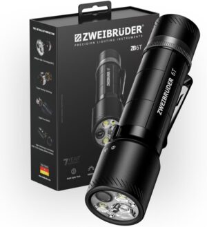 Zweibrüder ZB6T 3000 Lumen Taschen...