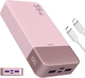JUOVI J2651 Power Bank, 35 W 20000 ...