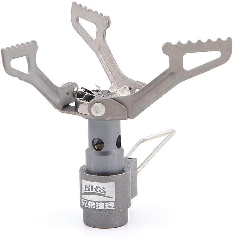 BRS Nur 25 g BRS Ultraleichter Kocher BRS-3000T Titanlegierung Campingkocher Gaskocher Outdoor-Kocher Outdoor-Kocher Gaskocher Tragbares Miniatur-Picknick …