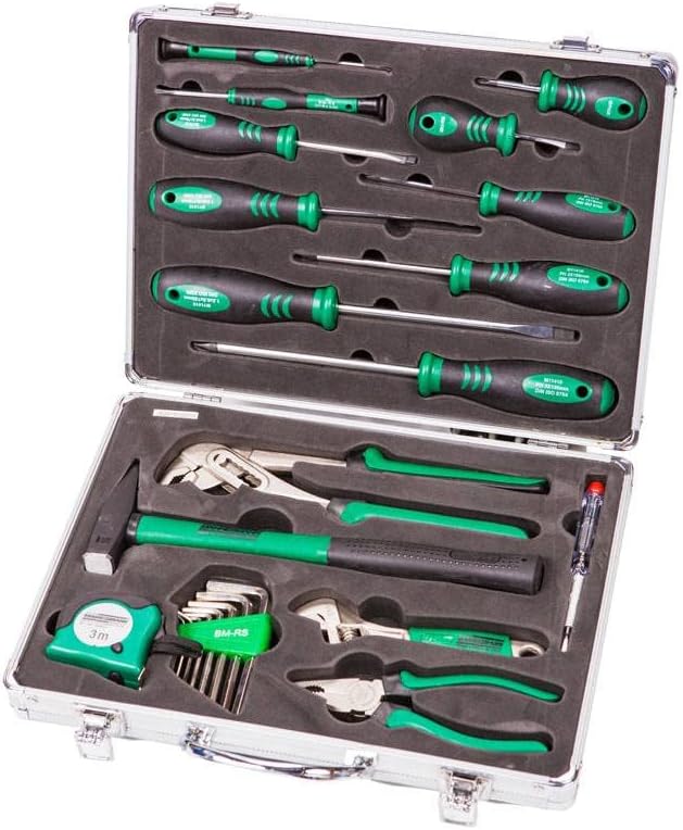 Mannesmann 29024 24-teiliger Werkzeugsatz im Aluminiumkoffer