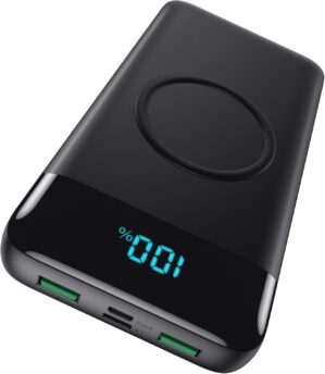 Kabellose Powerbank, schnelles Lade...