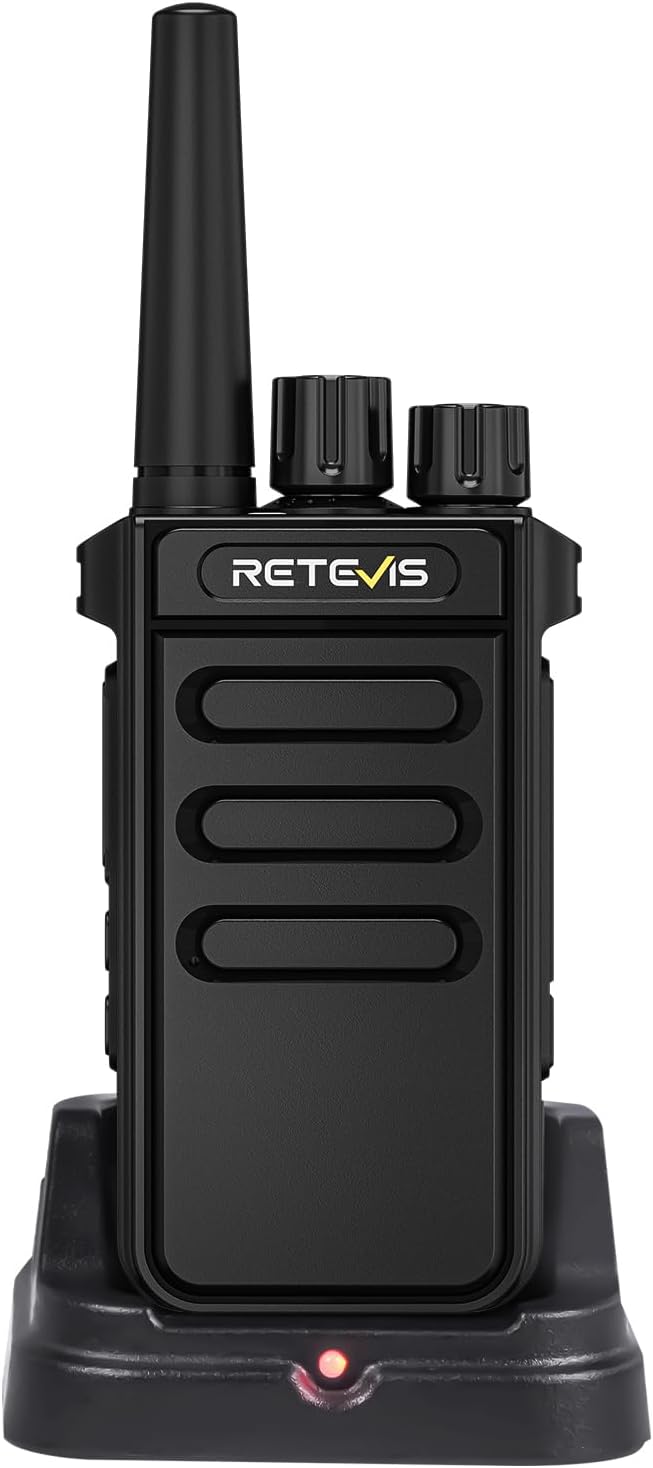 Retevis MateTalk P64 Funkgerät, gebührenfrei mit großer Reichweite, professionelles Digitalradio, kompatibel mit Motorola, Gruppenruf, Sicherheit, Walkie Talkie für Hotels und Immobilien (1 Stück)