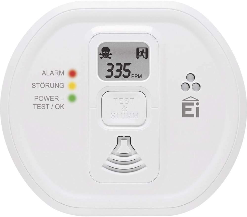 Ei Electronics Ei208D-3X179 Kohlenmonoxidmelder mit 10-Jahres-Batteriebetrieb erkennt Kohlenmonoxid
