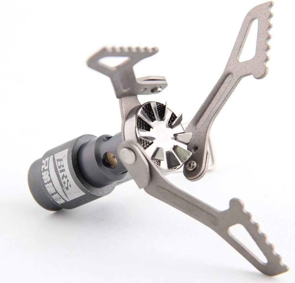 BRS Nur 25 g BRS Ultraleichter Kocher BRS-3000T Titanlegierung Campingkocher Gaskocher Outdoor-Kocher Outdoor-Kocher Gaskocher Tragbares Miniatur-Picknick … – Bild 8