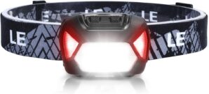 Lepro Stirnlampe Akku, 1300 Lux LED...