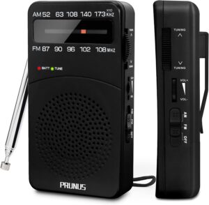 PRUNUS J-166 FM/AM-Radio, batterieb...