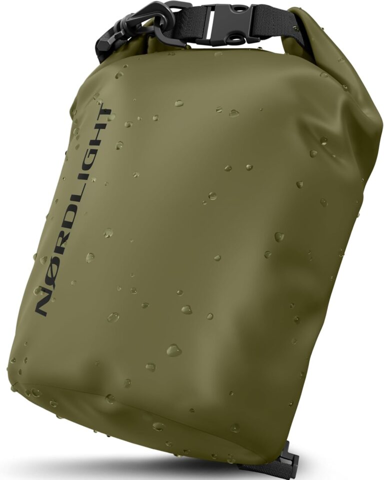 Nordlight Dry Bag wasserdichte Tasche, 2 l, 5 l, 10 l, 15 l, 20 l, 30 l, wasserdichte Trockentasche + Roll-Top + Schultergurt, Schwimmen, Baden, Strand, Kanu, SUP, Tauchen, Handy