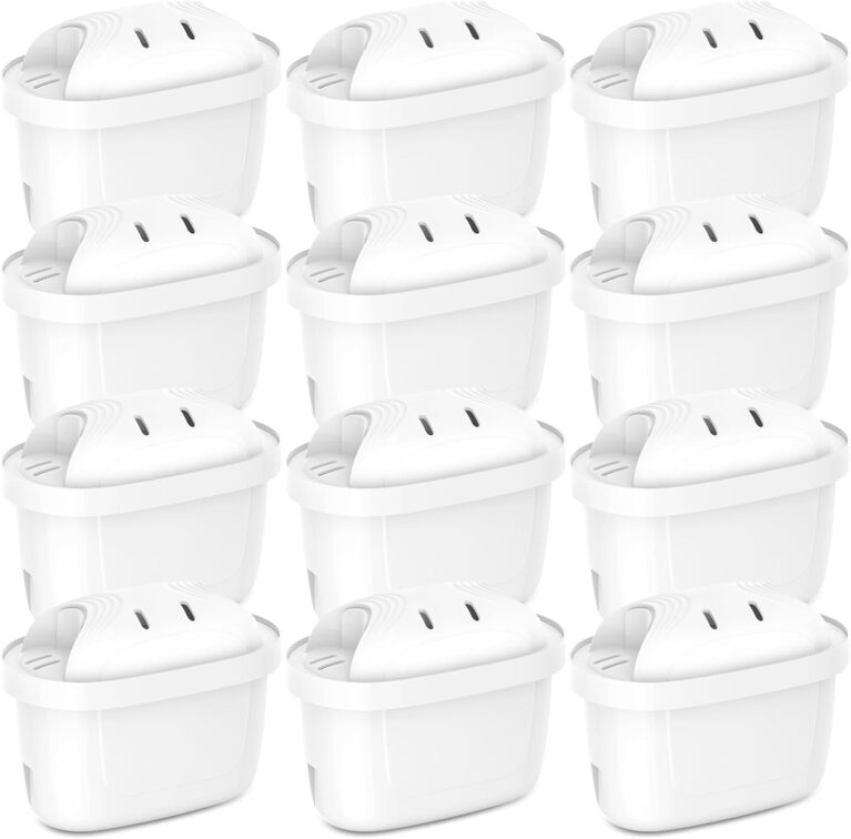 ARETHONE Wasserfilter für Brita Filter: Maxtra+ und Maxtra Pro, Filterkartuschen kompatibel mit Brita Glass, Marella, Style, Aluna Jug, Geräteschutz zur Kalkreduzierung (12 Stück)