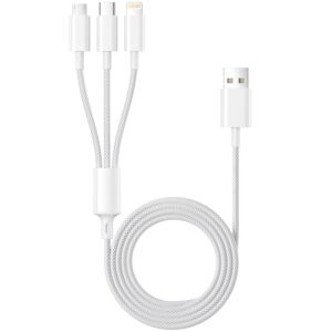 Multi-USB-Kabel 1,2 m, Ladekabel, 3...