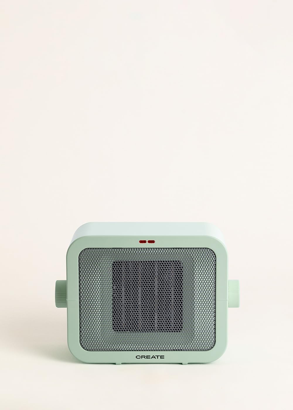 CREATE /WARM BOX/Keramikheizkörper in Pastellgrün/tragbar, Thermostat, 2 Leistungen, PTC-Heizung, Überhitzungsschutz, 1500 W – Bild 2