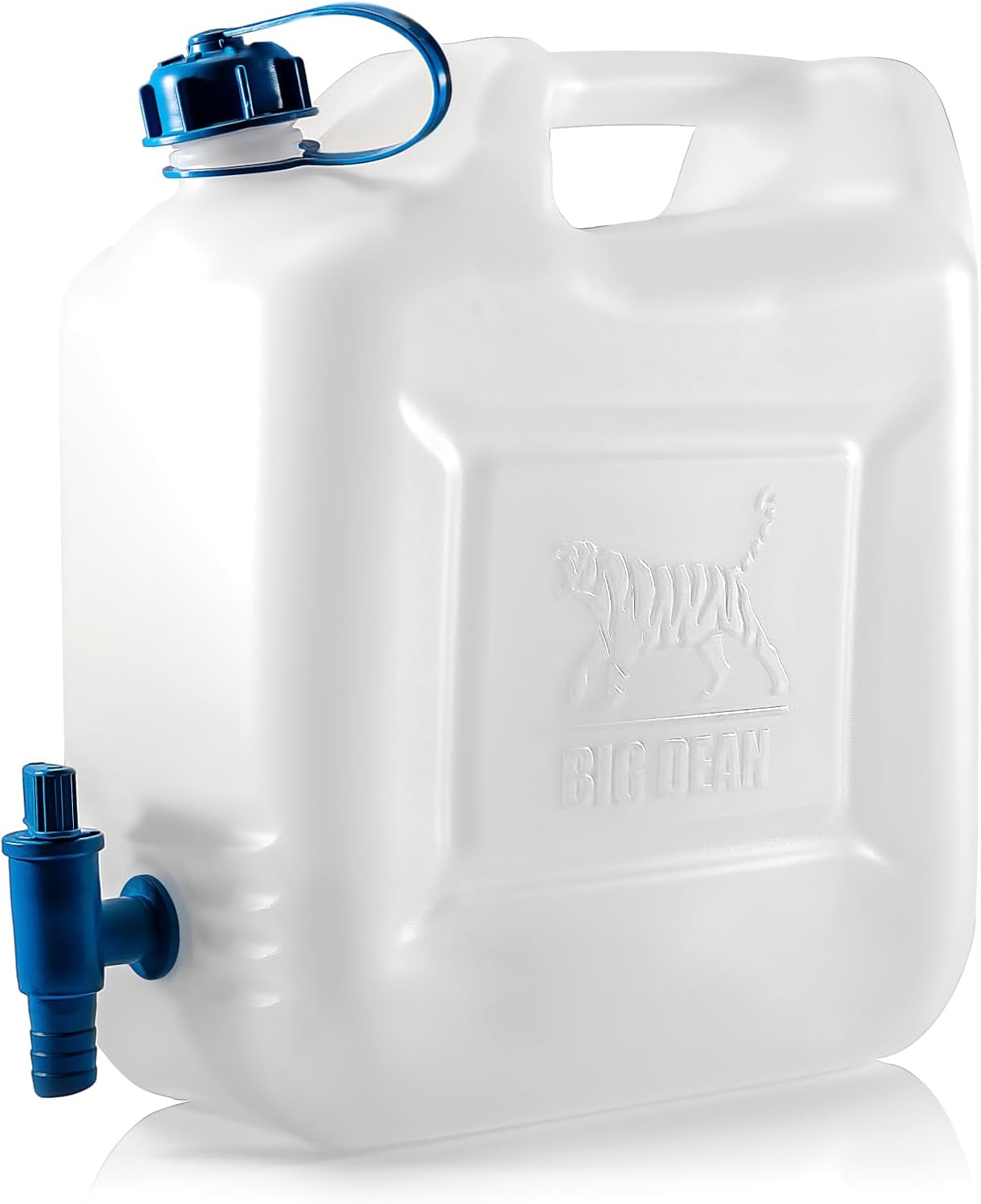 BigDean Wasserkanister 12L Trinkwasserbehälter, Trinkwasserkanister mit Wasserhahn, lebensmittelecht, geeignet für 10-12 Liter, -20 - +70 Grad Celsius Reisekanister – Bild 3