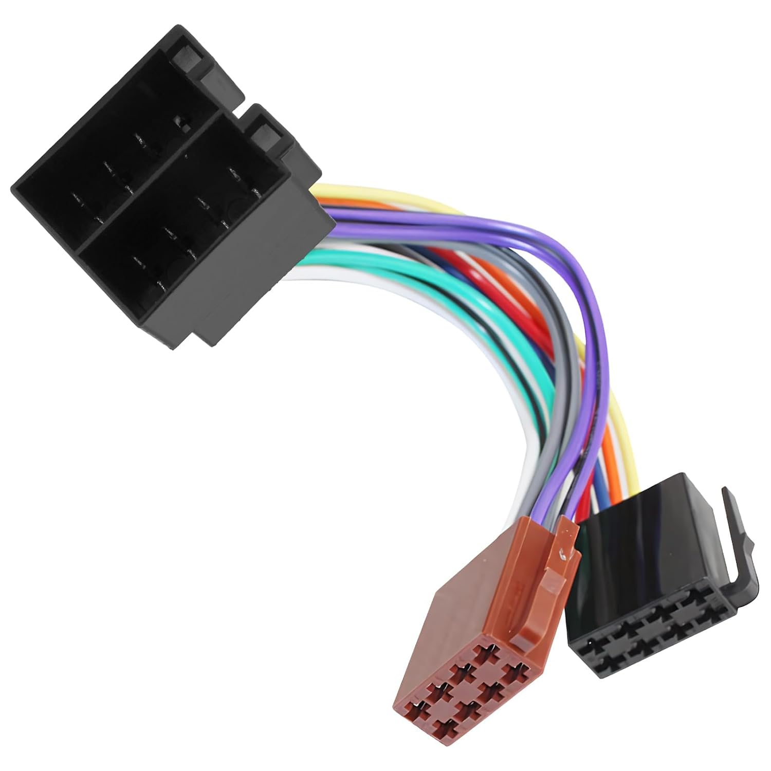 Autoradio Adapter Set Universal 16 Pin ISO Stecker auf Buchse Kabel 16 Pin Antennenadapter DIN Klemme 15 + 30 Steckbare Verlängerung Radio Adapter Stecker für VW Opel Mercedes Renault Astra – Bild 7