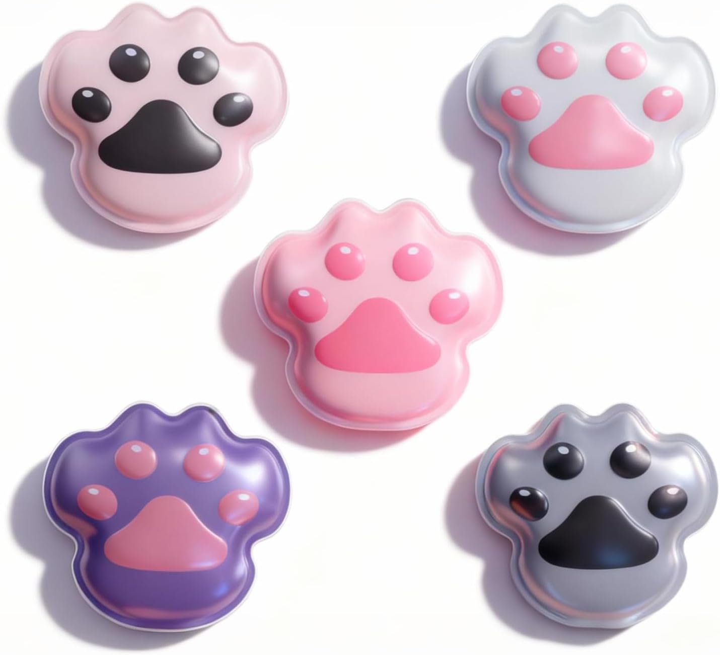 Kizozo Handwärmer, Taschenwärmer, wiederverwendbar, 5er-Set, Handwärmer zum Bücken, für Kinder, Taschenwärmer, Wärmekissen, für unterwegs, Geschenk für Kinder, Damen, Herren, 9 x 9 cm – Bild 8
