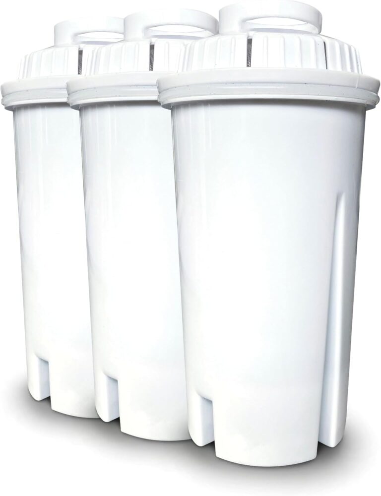CASO Ersatz-Wasserfilter (3er-Set) – für Heißwasserspender, Verbesserung der Wasserqualität, Reduzierung von Kalk, Chlor und Schadstoffen, 5-Schicht-Filtrationsprinzip