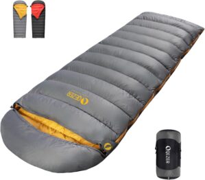 Der Winter-Daunenschlafsack hat ein...