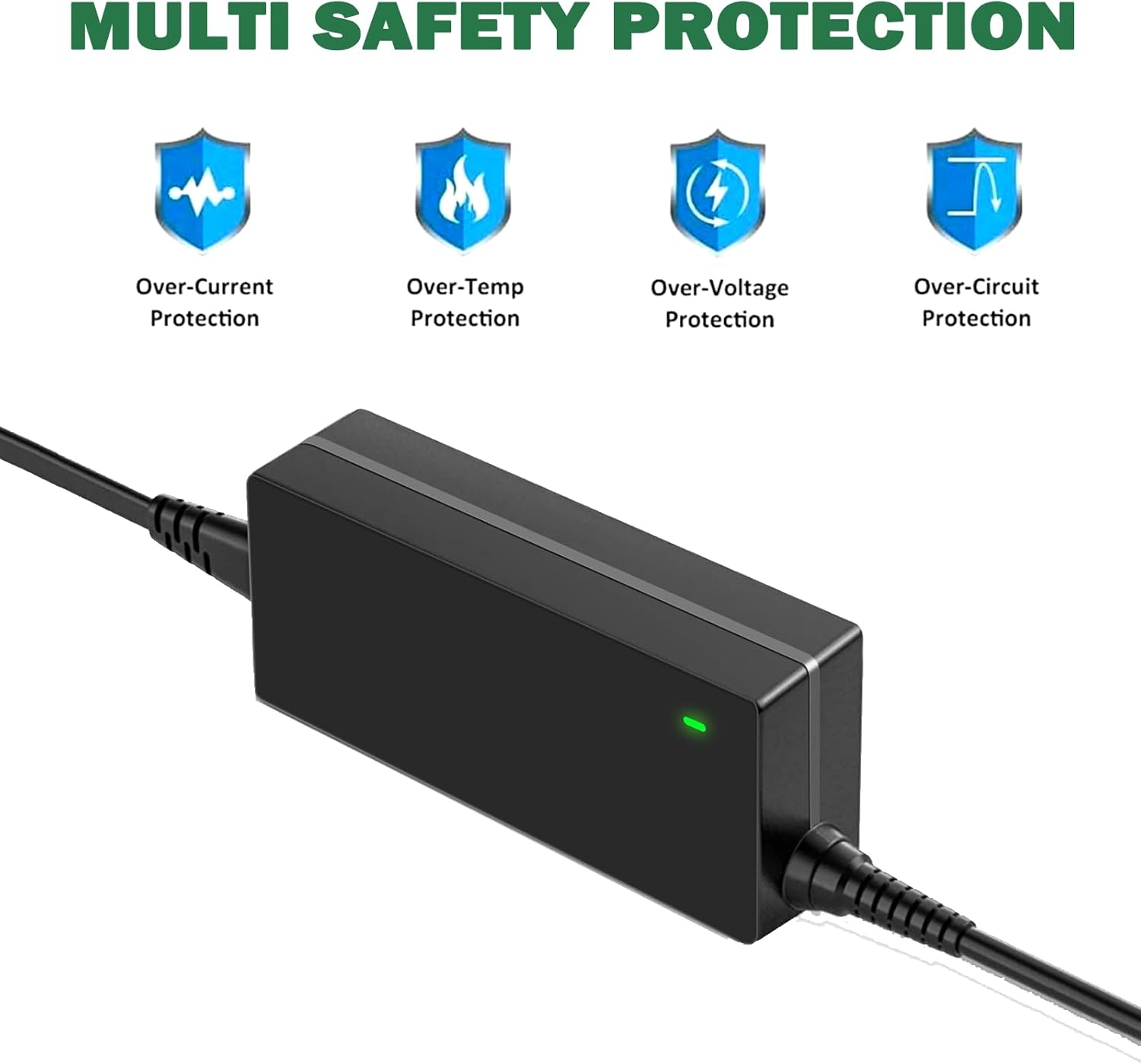 12V 5A Netzteil, 100V-240V AC zu DC 12 Volt 5,0A AC Adapter, geeignet für 12Vdc 5A 4A 3,5A 3A LCD Monitor CCTV Kamera LED Streifen Netzkabel – Bild 7