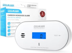 Kohlenmonoxidmelder, CO-Alarm, Temp...