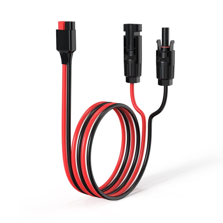 ELFCULB Solar-auf-Anderson-Kabel, 10 AWG, Solar-Ladekabel, 45 A, Anderson-Stecker für Kraftwerk, Solarpanel, Solargenerator (0,6 m)