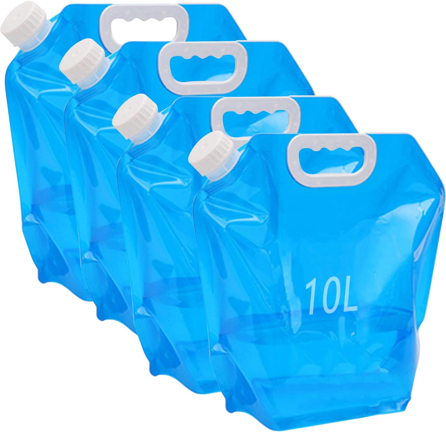 Kamiya 5/10 L faltbarer Wasserkanister mit dichtem Deckel, flexibler Wasserkanister, 5/10 Liter faltbarer Wasserkanister BPA-frei für Outdoor-Camping