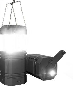 Mesqool Handkurbel-Solar-Campinglat...