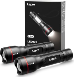 Lepro LED-Taschenlampe, LE2000, ext...