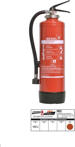 MBS-FIRE 6 Liter Gel-Feuerlöscher ...