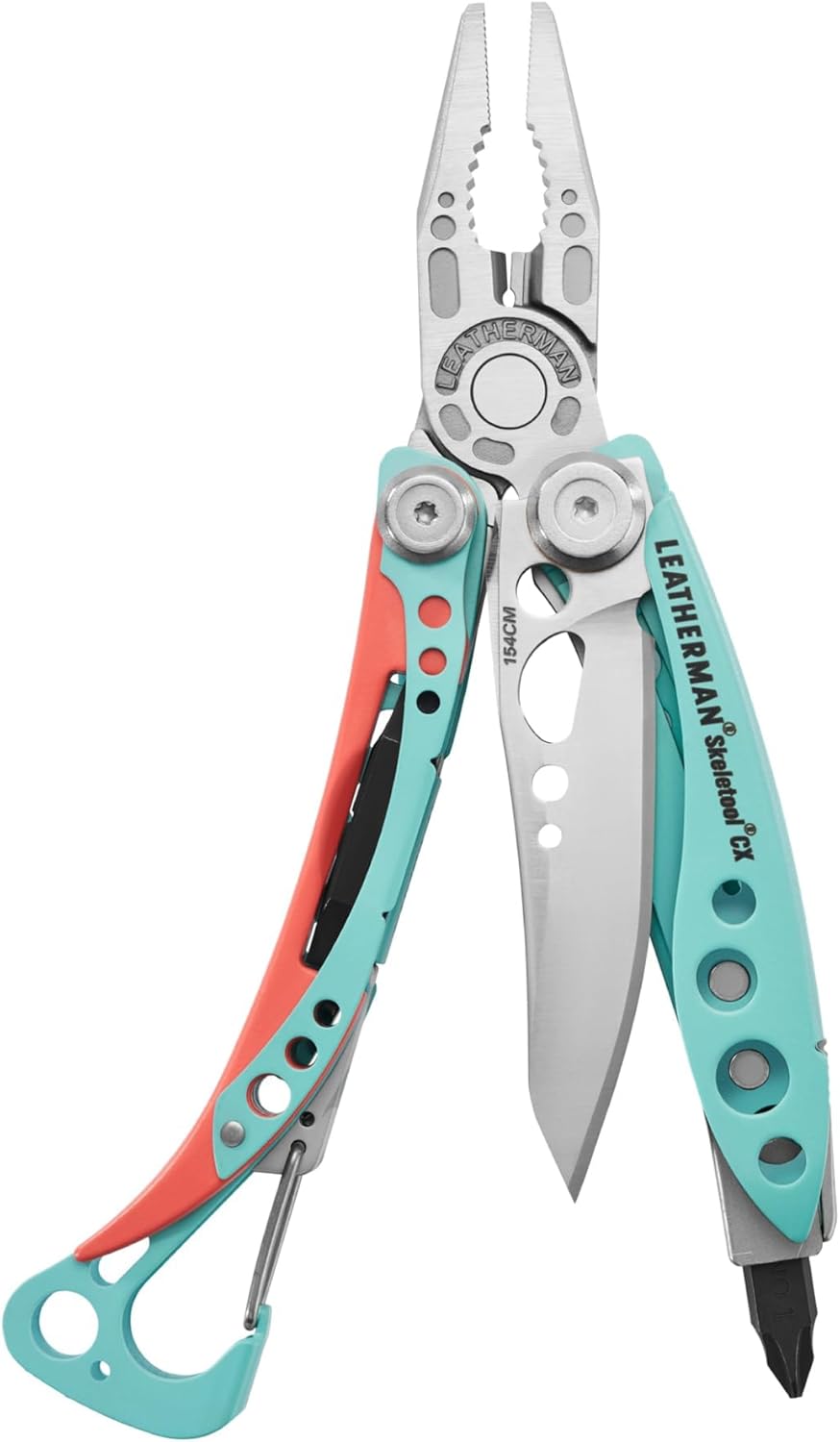 Leatherman Skeletool CX – 7-in-1 Camping- und Survival-Multitool – Edelstahl – Paradise