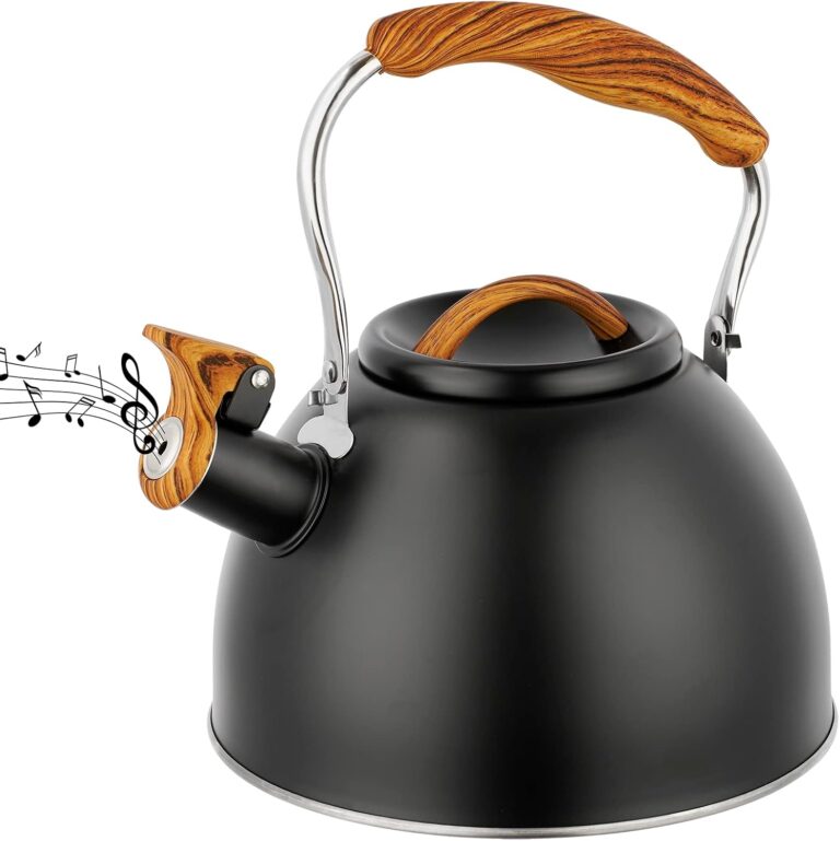 Pfeifkessel, 3-Liter-Wasserkocher, Retro-Teekessel, Wasserkocher, Induktion, Pfeifkessel aus Edelstahl für Gasherd, Induktionsherd, Herd, Wasserkocher für Gasherde und Induktion