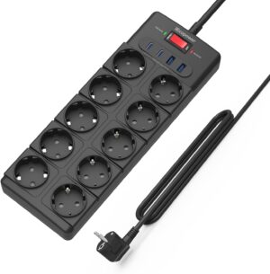 IECOPOWER 10-fach Mehrfachsteckdose...