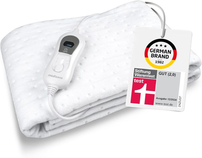 Medisana HU 665 Wärme-Unterbett, Abschaltautomatik, Überhitzungsschutz, 3 Temperaturstufen, waschbar, Matratzenheizung für alle gängigen Matratzen geeignet, 150 x 80 cm