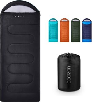 Coolzon Outdoor-Schlafsack für Cam...