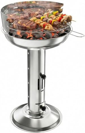 TLGREEN Edelstahl-Holzkohlegrill, S...
