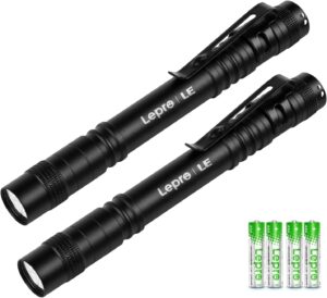 Lepro Taschenlampe, Mini LED IPX4 w...