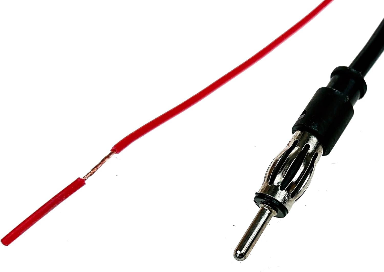 Retoo Autoradio-Antennenverstärker, universeller 12-V-Auto-FM-Signalverstärker mit hoher Verstärkung 16 dB, rauscharm, kompatibel mit DAB, AM LM-Verstärkung mit DIN-Adapter – Bild 4