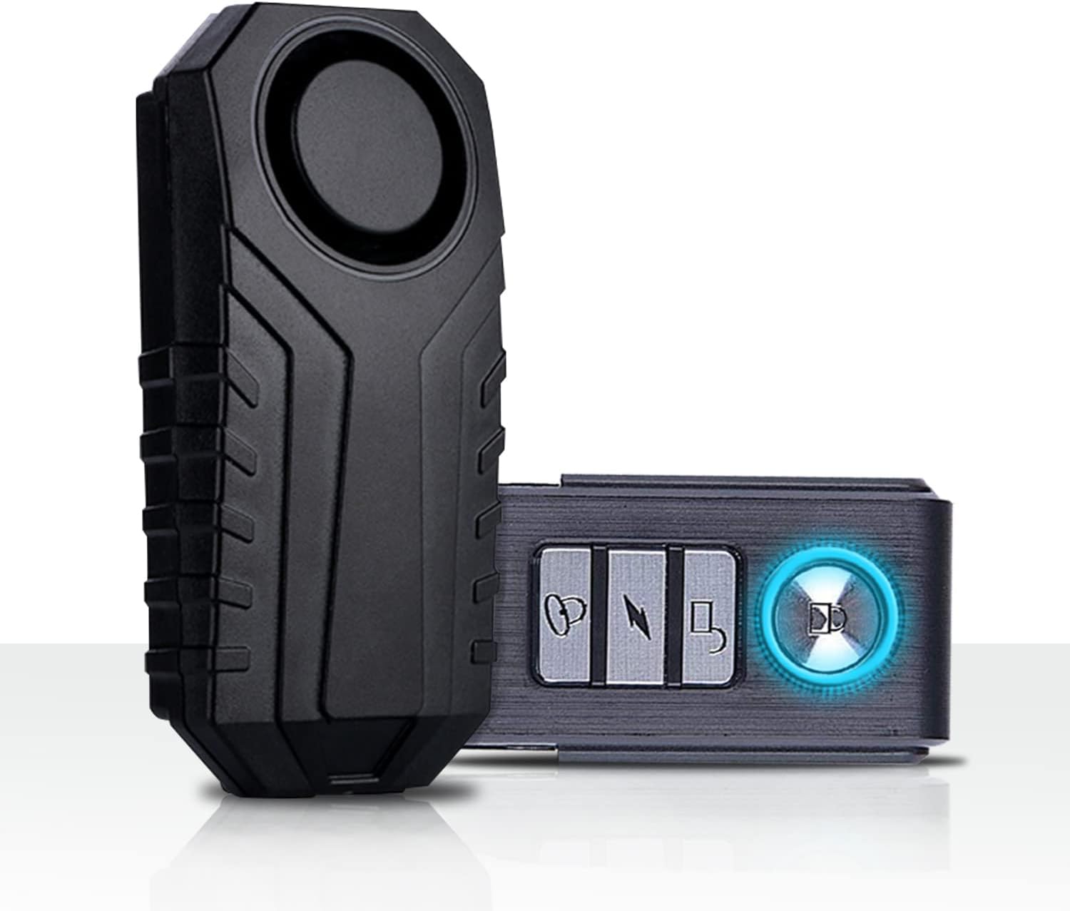 Verbesserter Fahrradalarm, wasserdichte Fernbedienung, Vibration für Motorrad, Fahrradtür, Einbruchalarm, einstellbare Empfindlichkeit, Fenstertüralarm, Vibrationssensoren