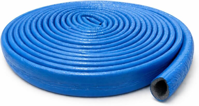 Isolierschlauch Rohrisolierung 10m Rolle x Ø 22mm / 6mm blau Heizungsrohrisolierung mit Schutzhaut Warmwasserrohr Heizungsrohrisolierung Schlauch Rohrisolierung