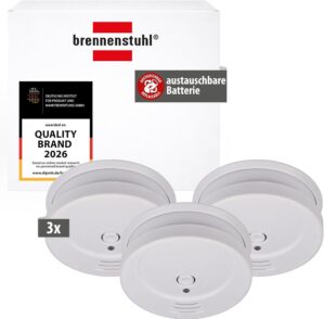 Brennenstuhl Rauchmelder-Set, 3 x R...