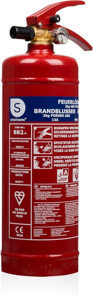 Smartwares Pulverlöscher – 2 kg ...