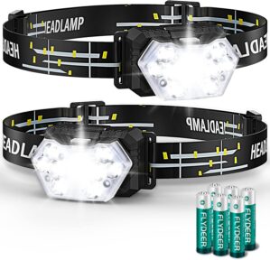 LED-Stirnlampe, 2 Stück, 2000 Lume...