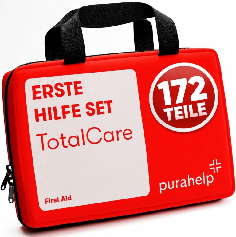 Erste-Hilfe-Set – 172-teilig für zu Hause, im Büro oder unterwegs – Reiseapotheke Erste-Hilfe-Set Kinder