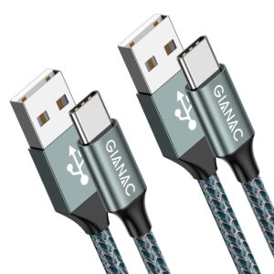 GIANAC USB-C-Kabel, (2 Stück 1 m) ...